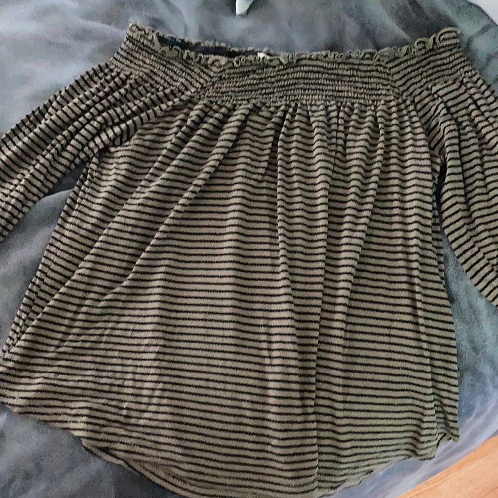An off the shoulder top!